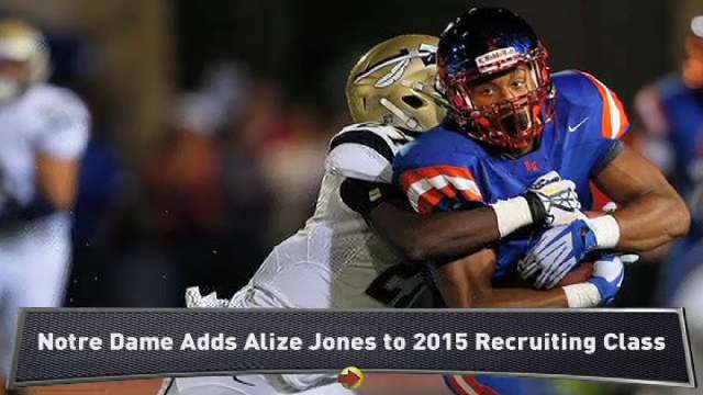James: Irish Land TE Recruit Alize Jones