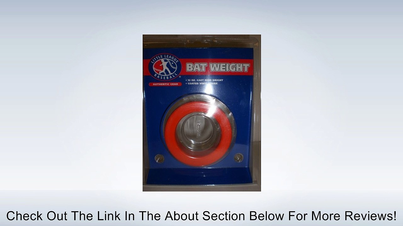 BASEBALL BAT WEIGHT 12oz CAST IRON WEIGHT COATED VINYL COVER NEW IN PACKAGE Review