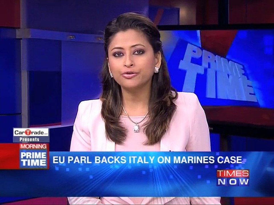 EU BACKS ITALY IN MARINES C