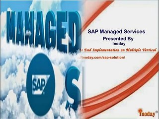 SAP Services provider company - inoday