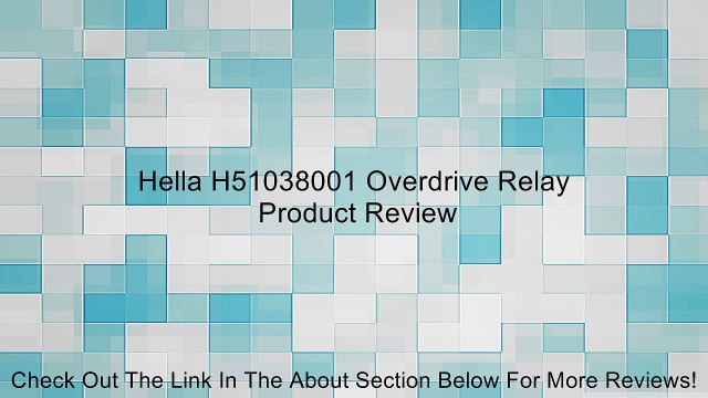 Hella H51038001 Overdrive Relay Review
