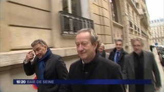 Arrivée de l'équipe du HAC à la DNCG