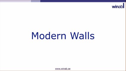 Modern wall helps to achieve a futuristic look for your room