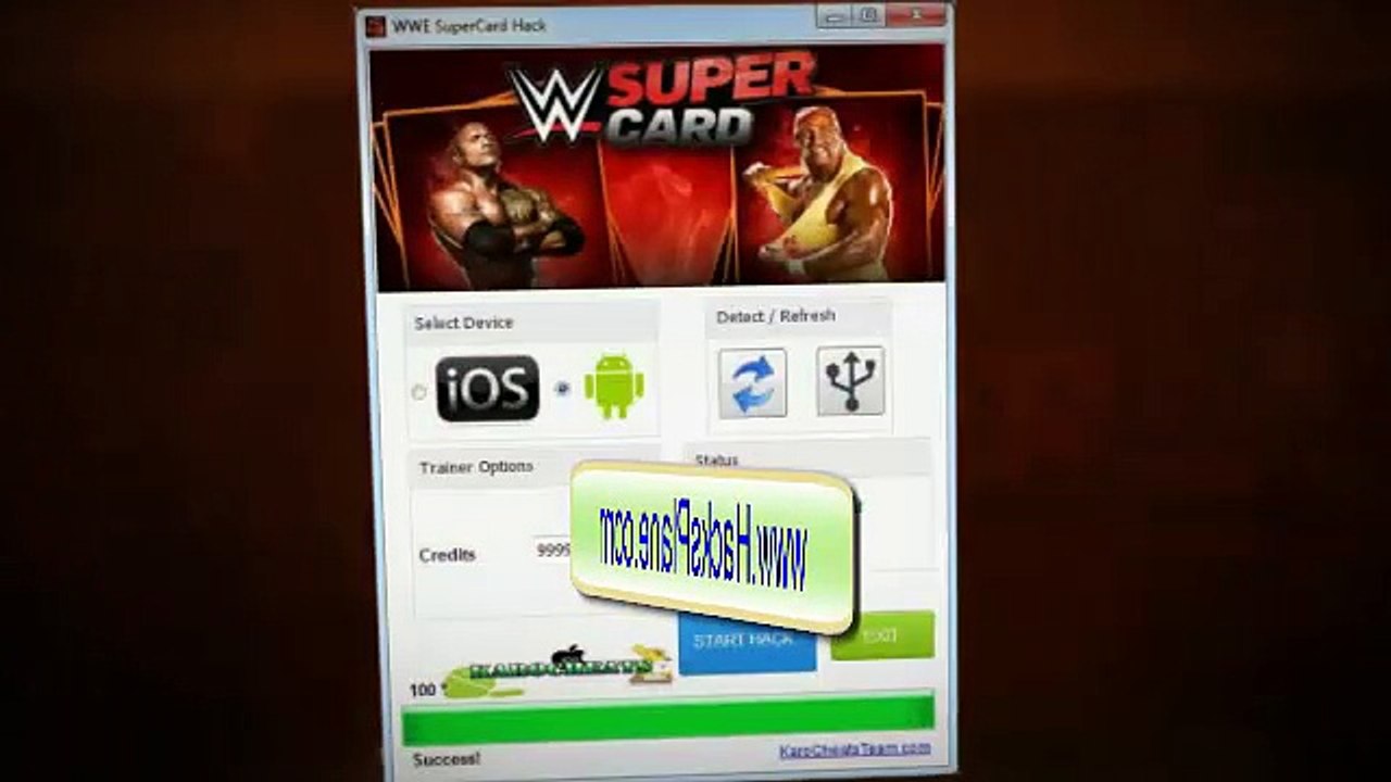 WWE SuperCard Hack  No Survey 2015