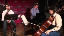 Debussy : trio pour piano violon violoncelle (3e mvt) par le Trio Milhaud | Le live de la matinale