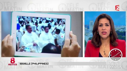 Le pape François à la rencontre des enfants des rues philippins