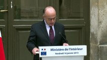 Conférence de presse de Bernard Cazeneuve du vendredi 16 janvier 2015