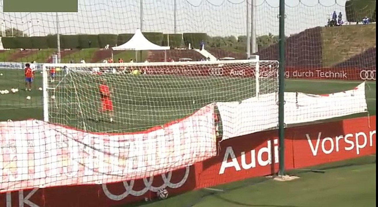 Pep Guardiola scores every penalty after training, celebrates manically Bayern Munich