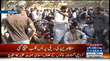 Gullu Butt Caught On Camera Doing Straight Firing On Protesters In Karachi