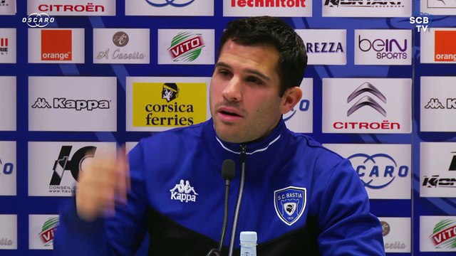 Toulouse-Bastia : Conf. d'avant-match de G. Cioni