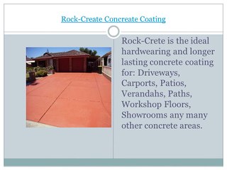 Concrete Coatings
