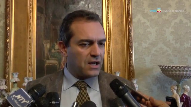 Napoli - De Magistris: Napolitano, gli auguro una buona vita (16.01.15)