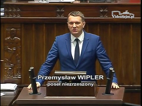 Poseł Przemysław Wipler - Wystąpienie z dnia 14 stycznia 2015 roku.