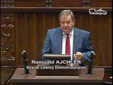 Poseł Romuald Ajchler - Wystąpienie z dnia 14 stycznia 2015 roku.