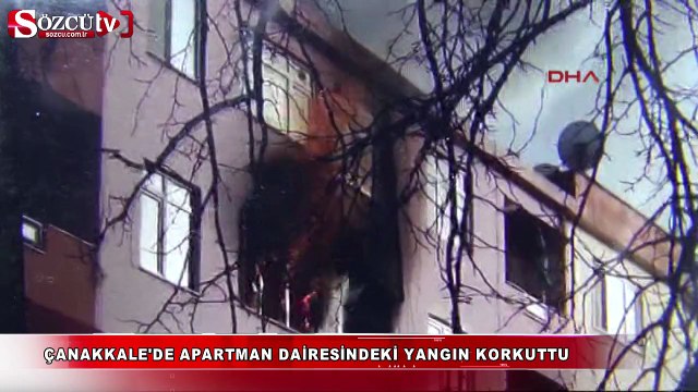 Çanakkale'de patlama anı böyle görüntülendi!