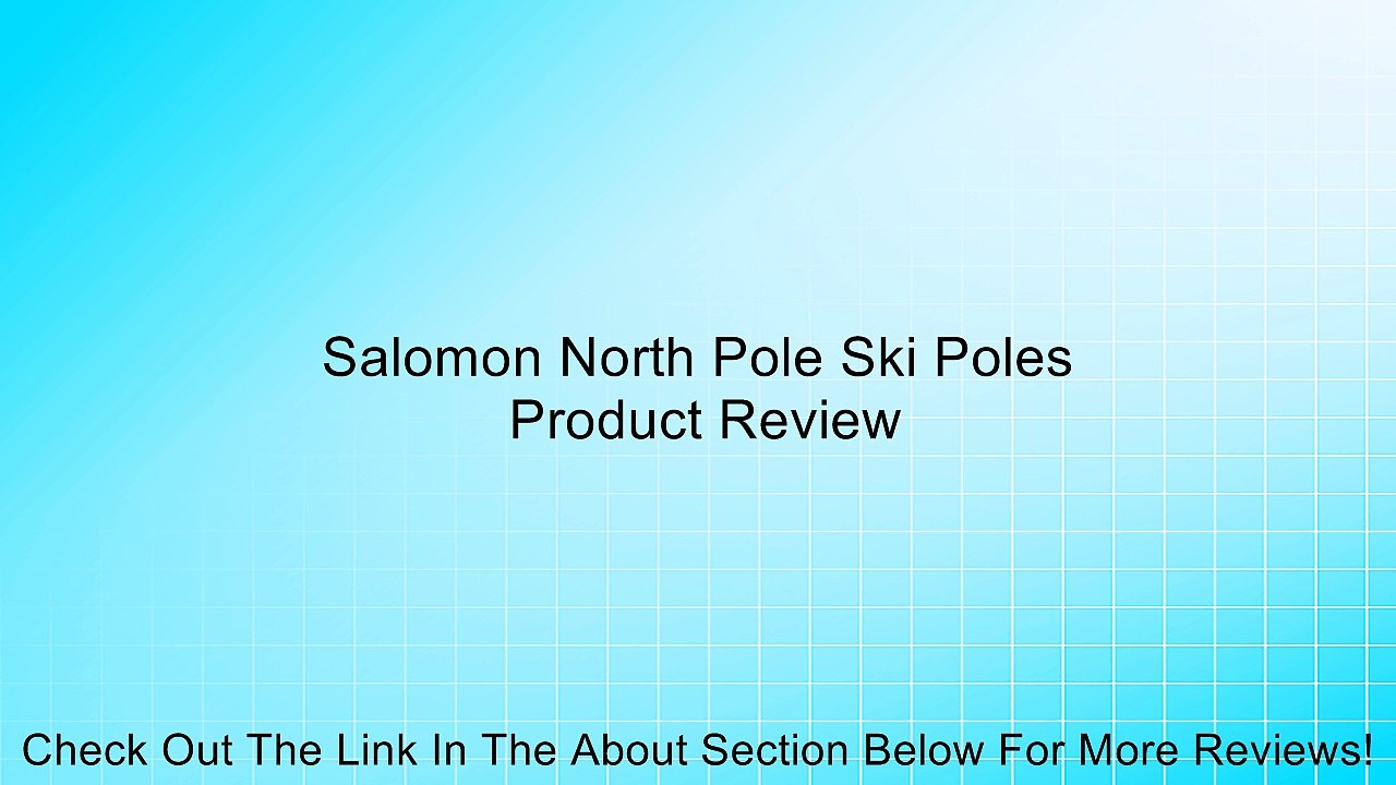 Salomon North Pole Ski Poles Review