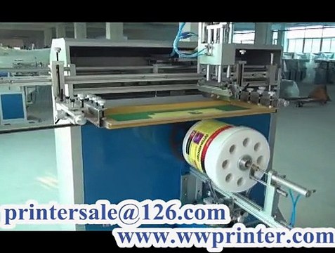 pail bucket screen decorating printing machine