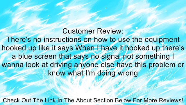 7 Inch 16:9 TFT LCD Color Widescreen Wireless Bluetooth Car Rear View Mirror Monitor, Dual Video Inputs, V1/V2 Selecting, Car / Automobile Rear View Mirror Display Monitor With Remote Control Function Review