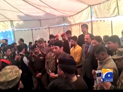 Geo News Headlines 17 January 2015, Players meet APS Students