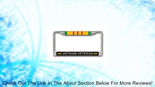 Vietnam Veteran License Plate Frame Review