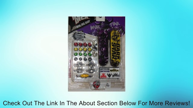 Tech Deck Mini Sk8 Shop- Deck with Grip Tape, 16 Wheels, 4 Trucks, Stickers, Etc. Assorted Styles! Review