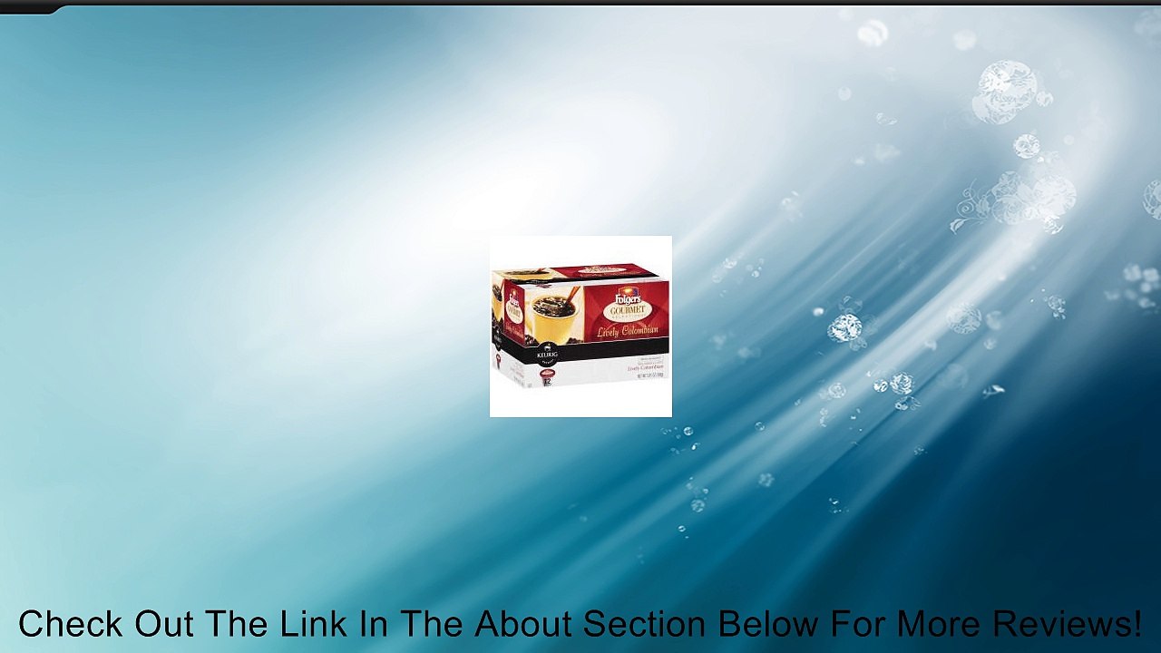 FOLGERS COFFEE GOURMET LIVELY COLUMBIAN 12 CT Review