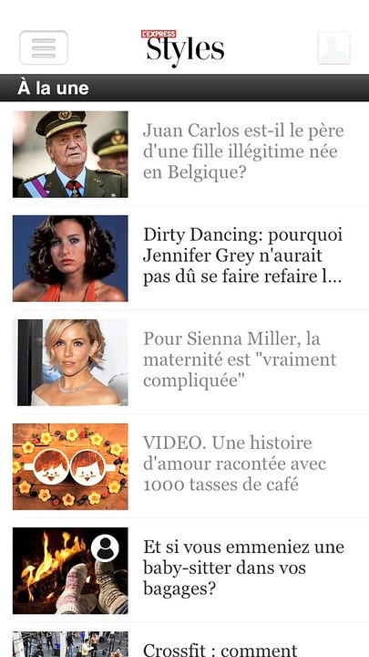 Nouvelle Appli L'Express Styles disponible sur iPhone