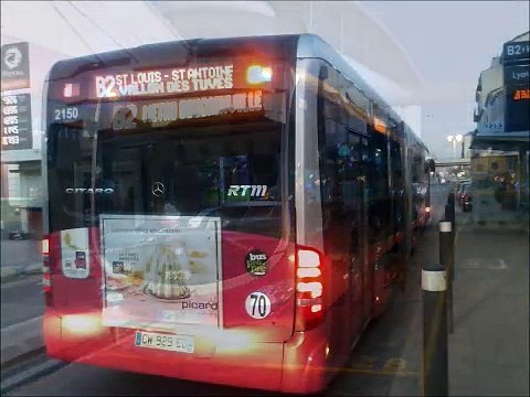 [Sound] Bus Mercedes-Benz Citaro G C2 €5 BHNS TGB n°2150 de la RTM - Marseille sur la ligne B2