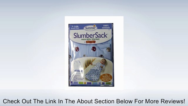 Summer Infant Sleeveless SlumberSack Blue Small 7-14lbs. Review