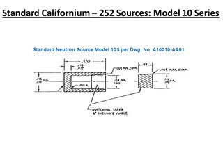 Radioactive CF 252 Isotope
