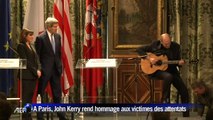 Attentats: vibrant hommage de Kerry aux victimes et aux 