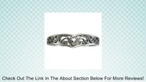 Elegant Sterling Silver Victorian Filigree Heart Ring (sz 4-15) Review