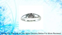 Narrow Sterling Silver Celtic Knot Triquetra Ring (sz 4-15) Review