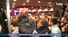 Cristian Gallella inaugura nuovo punto COLT JEANS a Cassino