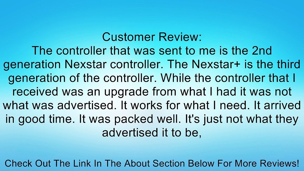 Celestron Nexstar+ Hand Control AZ Review