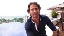 El actor y modelo argentino Sebastian Rulli les manda saludos! desde Marival Residences Luxury Resort