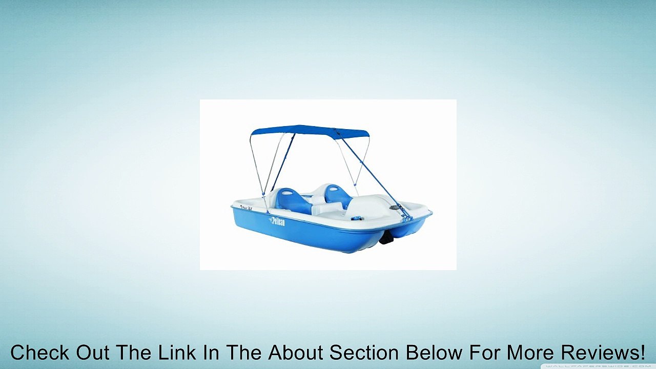 Pelican Monaco Deluxe Pedal Boat, White/Blue Review