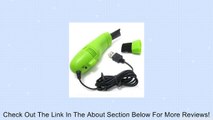 HK MINI USB Gadget Keyboard Vacuum Keyboard Dust Cleaner For PC Laptop Computer Green Review