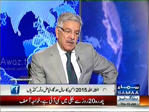 In 1 or 2 Years Load Shedding and Gas Issues will be Sorted Out - Khawaja Asif