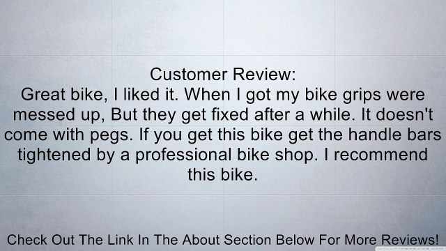 Kink Gap 2013 BMX Bike (Black/Gold, 20.5-Inch) Review