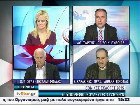 Υποψήφιοι βουλευτές Στερεάς: Θ, Γιώτας,Σερ. Καρακικές, Αθ. Τάρτης