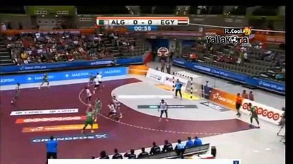 مصر والجزائر ملخص مباراة اليد بكاس العالم يالاكورة