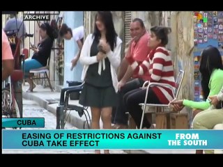 Easing of restrictions against Cuba take effect today