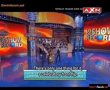 Totally Insane Guinness World Records 16th January 2015 Video Watch Online pt2