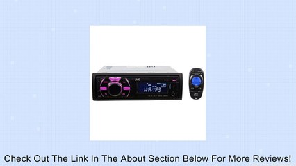 下载视频: JVC KD-X40 Single din In-Dash Car Stereo Digital Media Receiver with Front USB, iPod Control and Variable Color Control Review