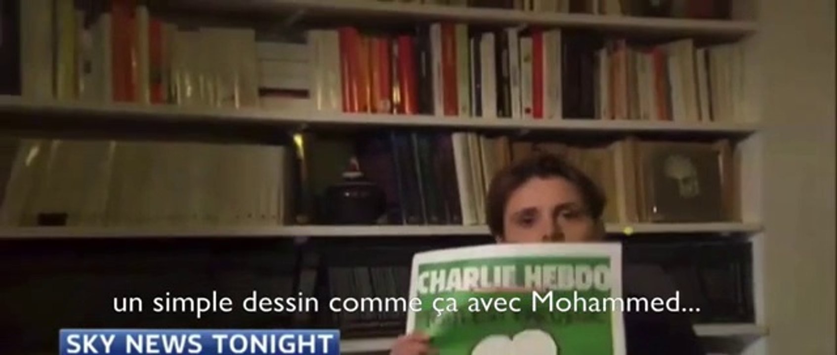 Caroline Fourest montre une caricature de Mahomet en plein direct à la TV anglaise