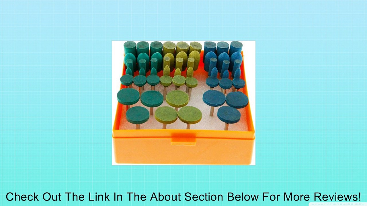 SE RA8121 Rubber Polishing Abrasive Rotary Burr Set, 54-Piece Review