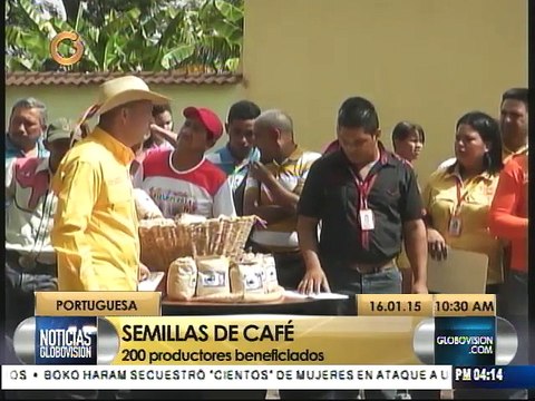 200 productores recibieron semillas de café en Portuguesa