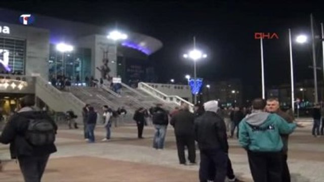 Kızılyıldız - Galatasaray Liv Hospital Maçı Öncesi Marko Ivkovic Tezahüratları