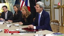 John Kerry à Paris : le soutien américain